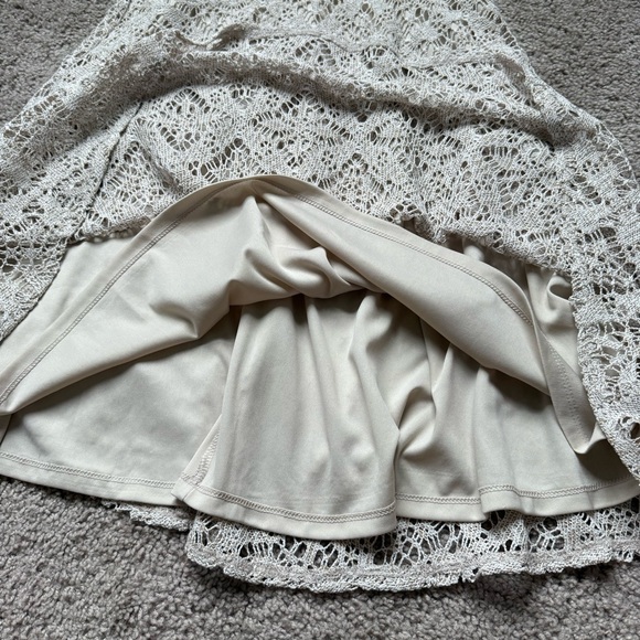 London Times Beige Lace Dress 4 - Picture 8 of 10